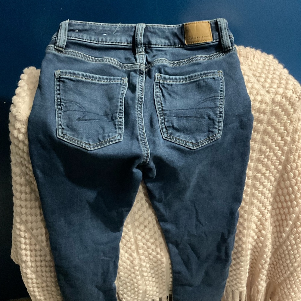 American Eagle Outfitters Blue Skinny Jeans